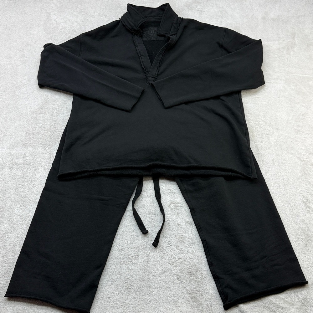 Frank & Eileen Patrick Popover Henley Catherine Favorite Set Women XL Black